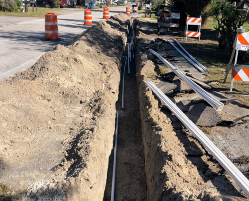 Trenching / Piping Install