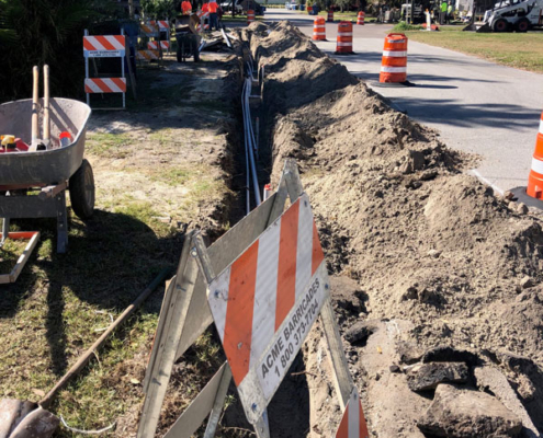 Trenching / Piping Install