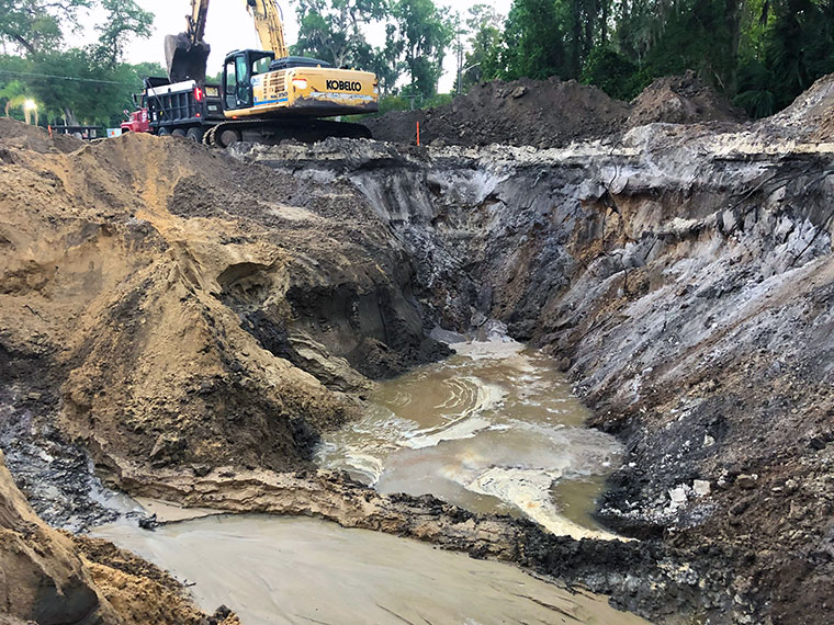 Trenching/Piping of RMD System